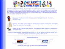 Tablet Screenshot of jaza-barmy.greenash.net.au