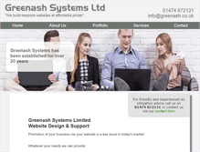 Tablet Screenshot of greenash.co.uk
